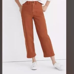 Madewell Emmett Wide Leg Crop Pants